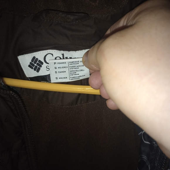 Columbia Brown Interchange Jacket 2 In One Waterproof Women's Size Small - Picture 4 of 16